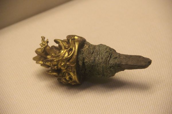 Gilt Bronze Bridge of Se Stringed Musical Instrument