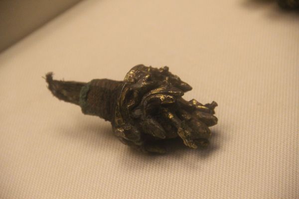 Gilt Bronze Bridge of Se Stringed Musical Instrument