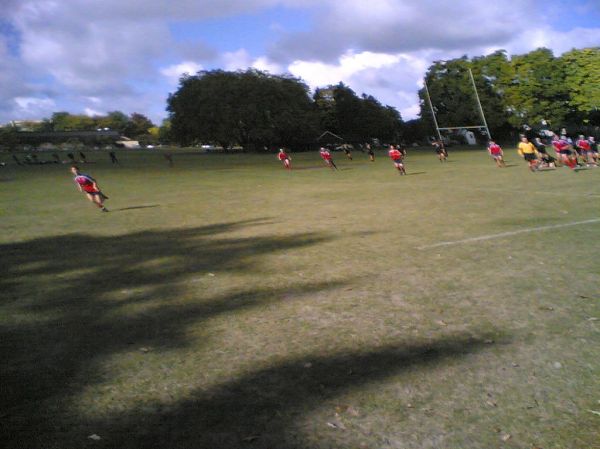 Girls Rugby in Kits at Connaught Park