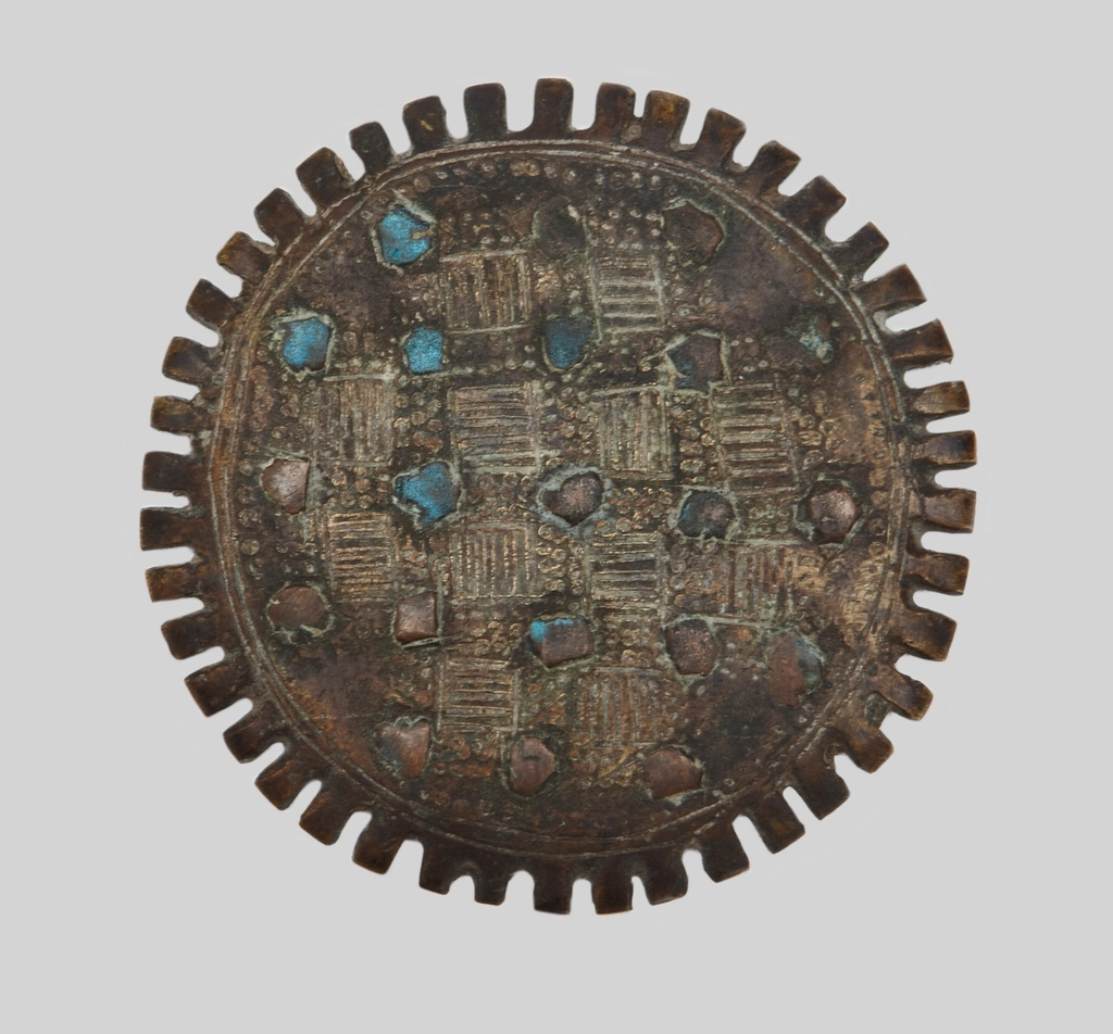 Goldweight Depicting Geometric Shape Asante