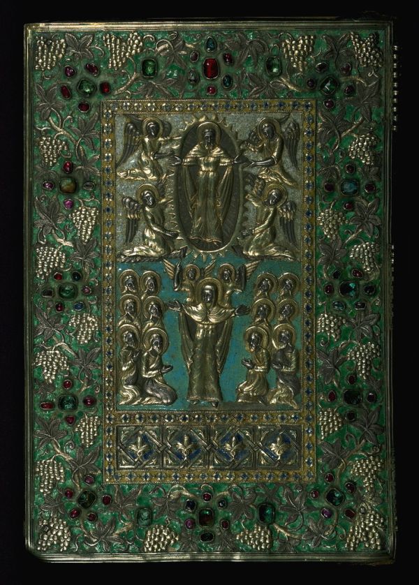 Gospel Book, Original treasure binding, Walters Manuscript W.540, Lower board outside