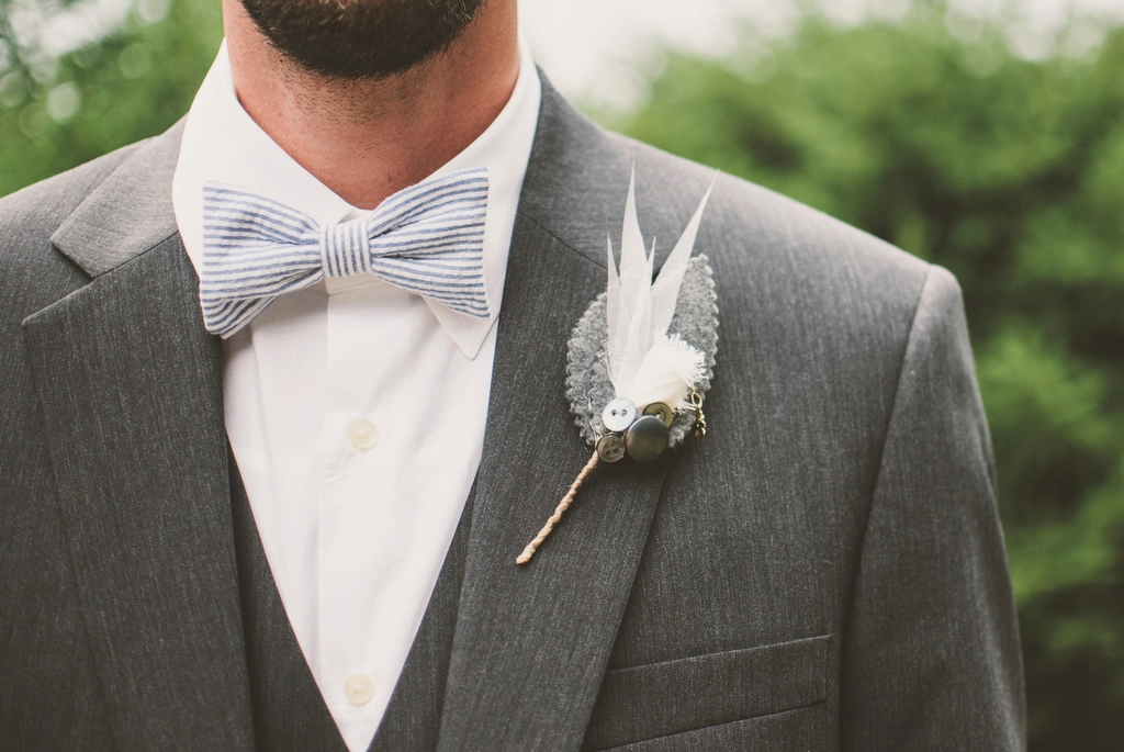 Groom at a wedding ceremony