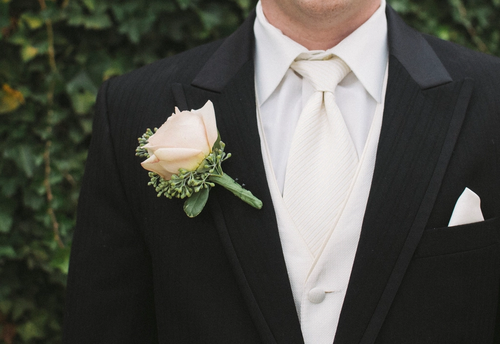 Groom at a wedding ceremony