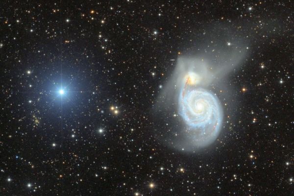 HD 117815 and the Whirlpool Galaxy