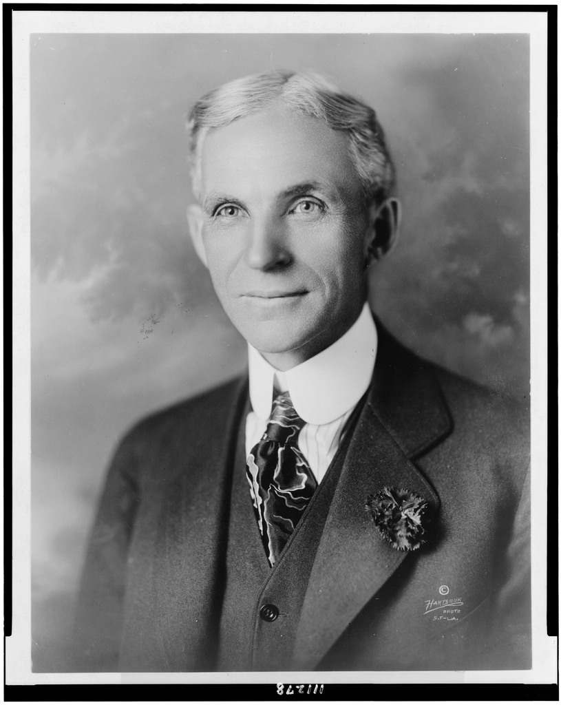 Henry Ford, head-and-shoulders portrait, facing