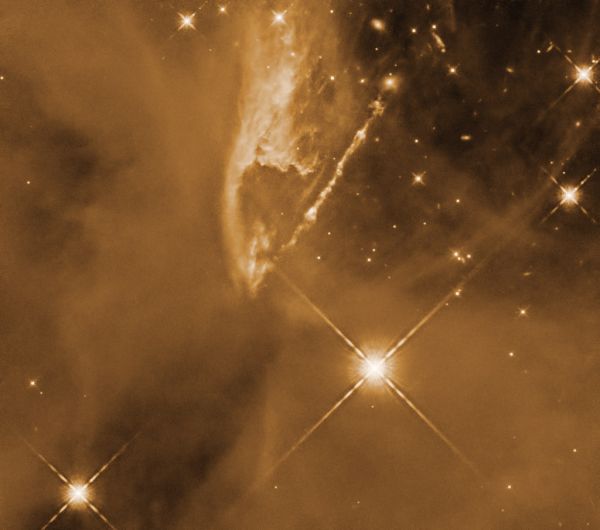 Hubble Observes Stars Flaring to Life in Orion