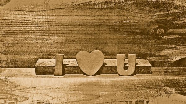 I LOVE with heart