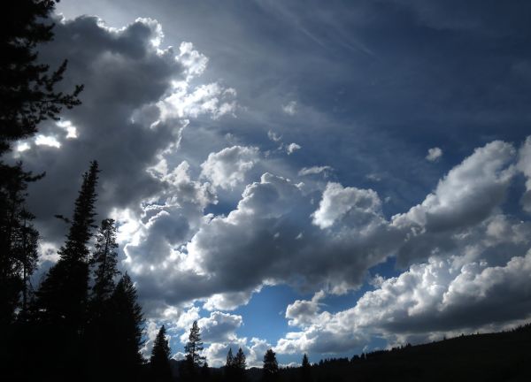 IDAHO MOUNTAIN CLOUDS - WATERCOLOR
