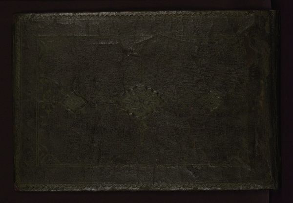 Illuminated Manuscript Koran, Binding, Walters Art Museum Ms. W.553, Upper board outside