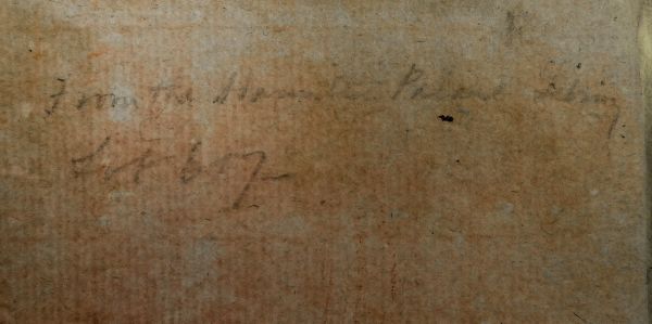Inscription recording the sale of this book at the Sotheby's Hamilton Palace Libraries sales in 1882-1884