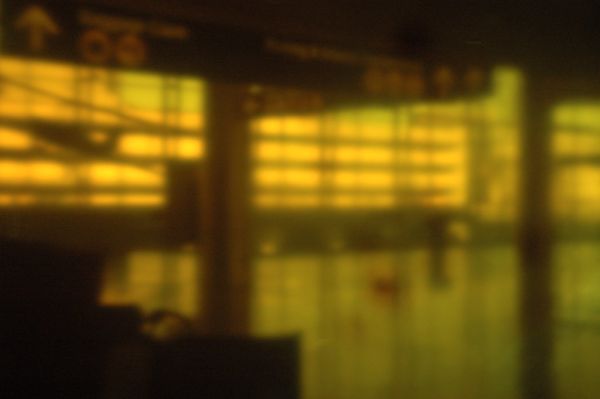 international travel gold filtered light