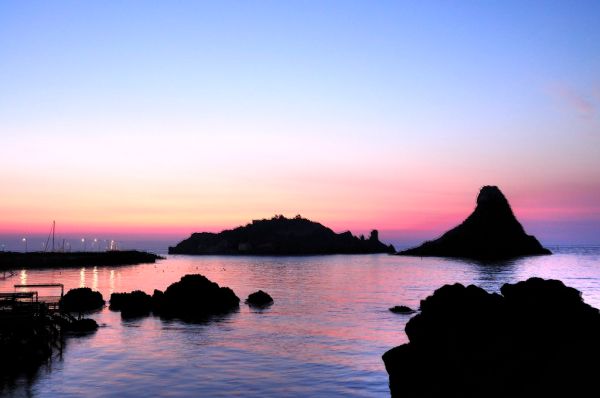 Islands of the Cyclops at Dawn Sicily Italy - Creative Commons by gnuckx