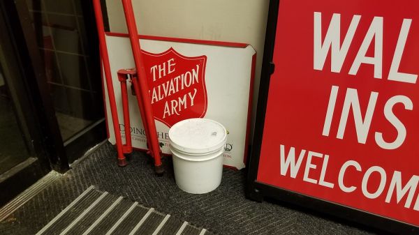 JCPenney / Salvation Army bucket