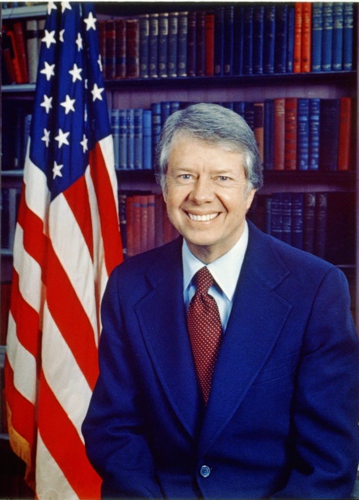 Jimmy Carter, head-and-shoulders portrait, facing