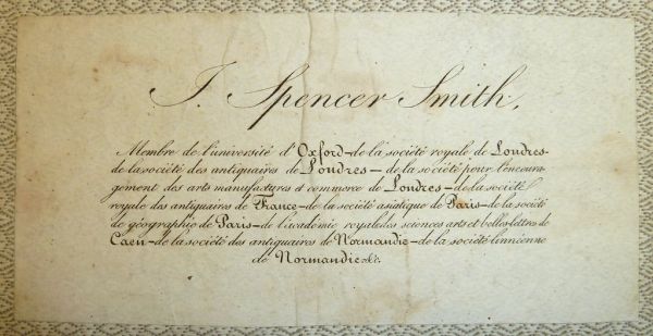 John Spencer Smith, 1769-1845