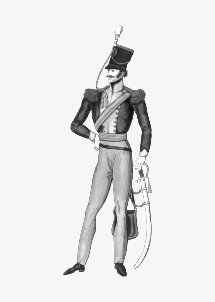 King's German Legion clipart, drawing