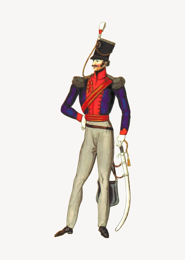 King's German Legion clipart, drawing
