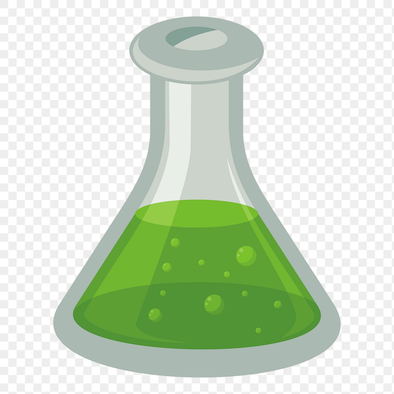 Laboratory flask png sticker education