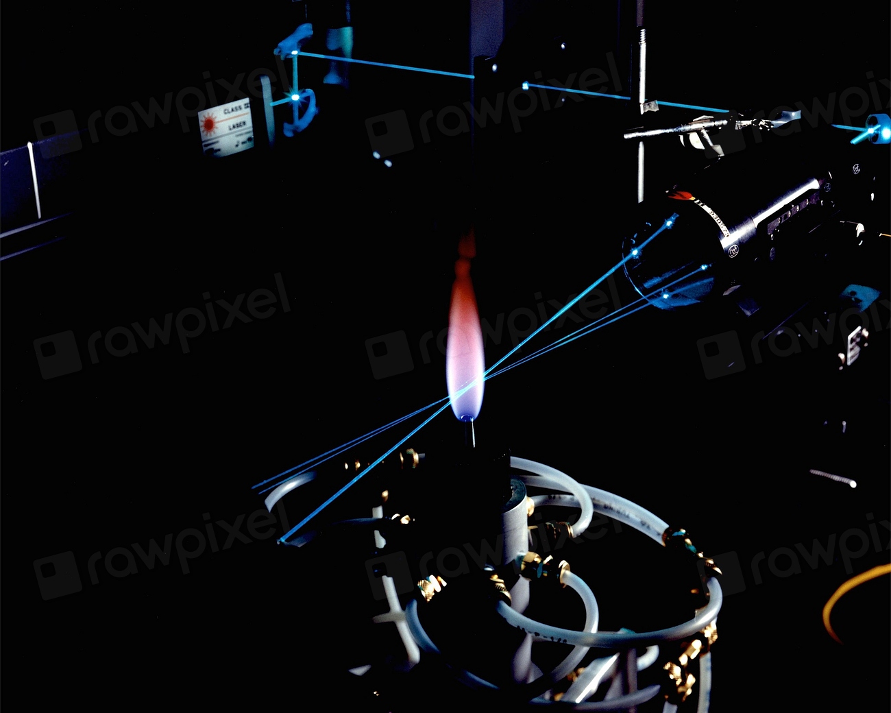 Laser Doppler Velocimetry (LDV) used