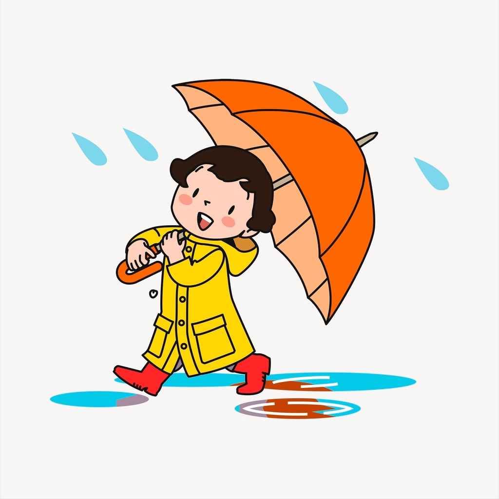 Little girl, cartoon character illustration