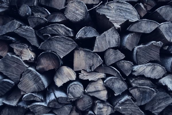 Logs of Wood Background Pattern