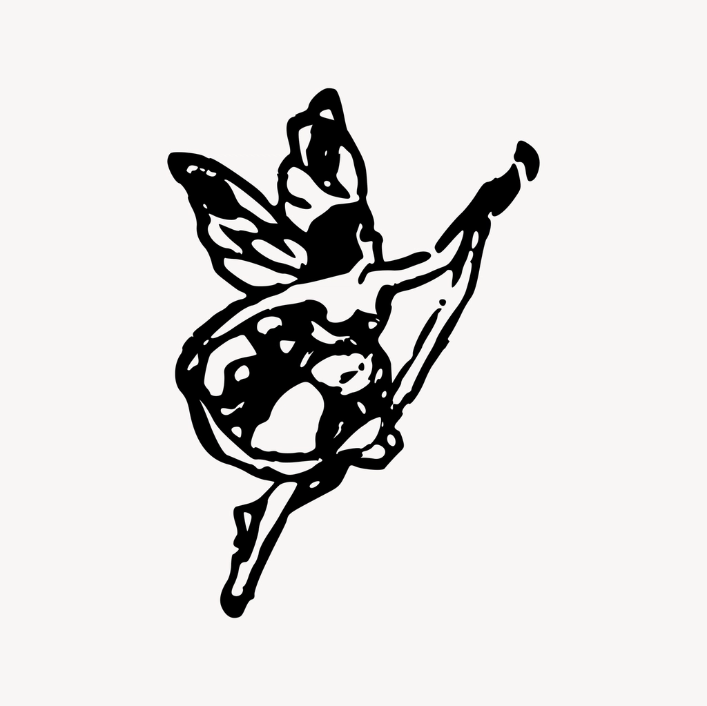 Magic fairy clipart, drawing illustration