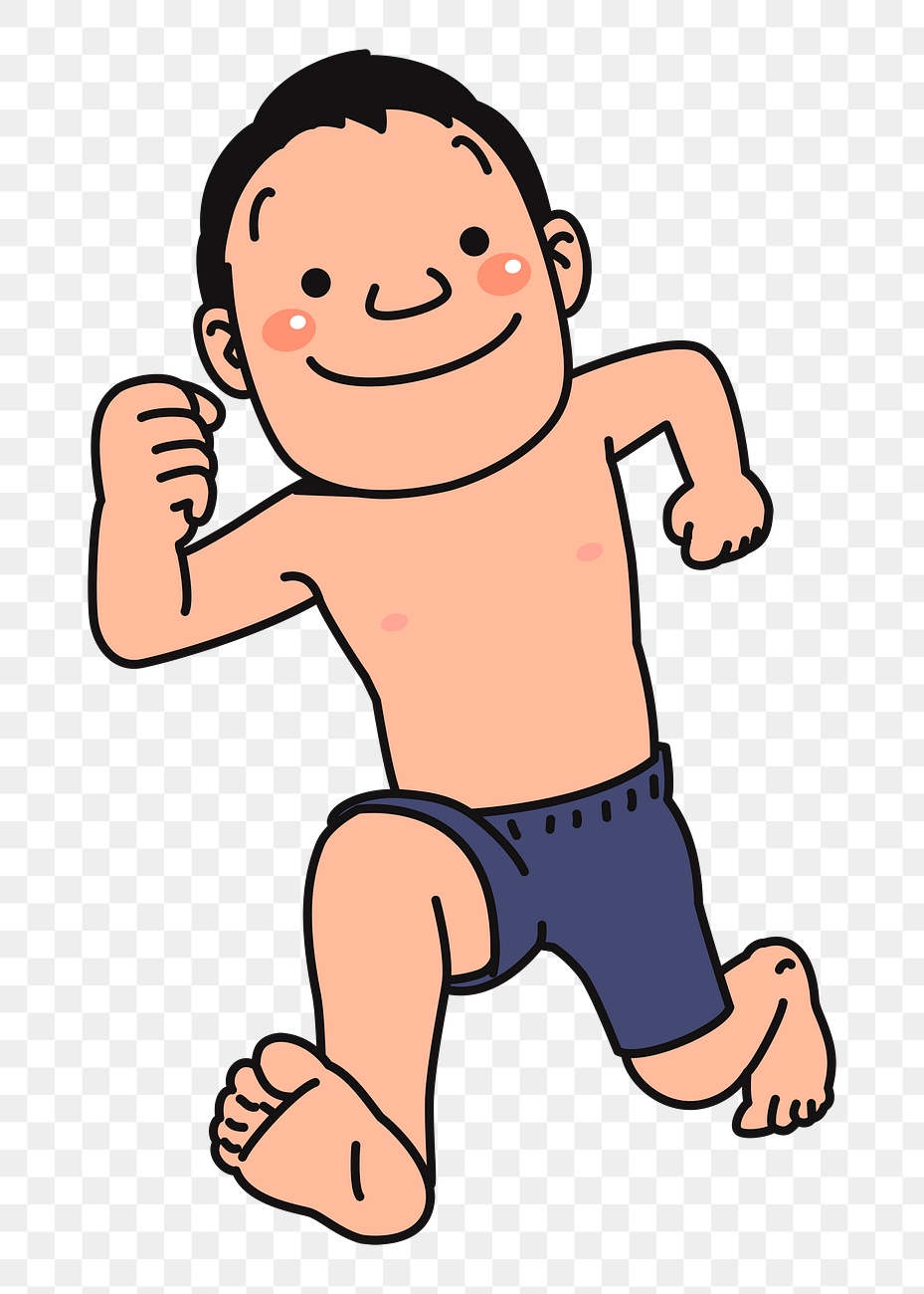 Man png sticker cartoon character