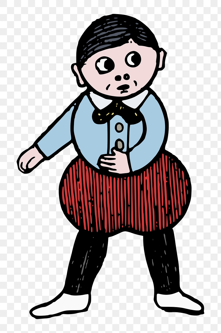 Man png sticker circus character