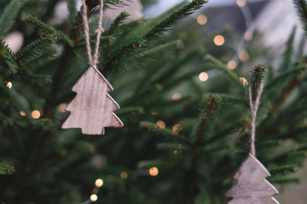 Minimal Christmas tree decoration
