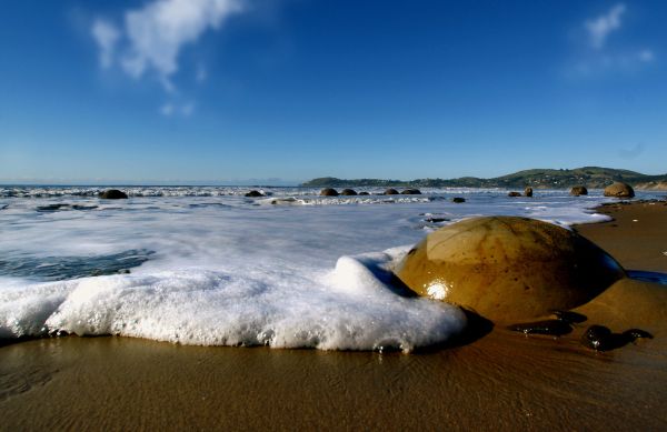 Moeraki Boulders. NZ