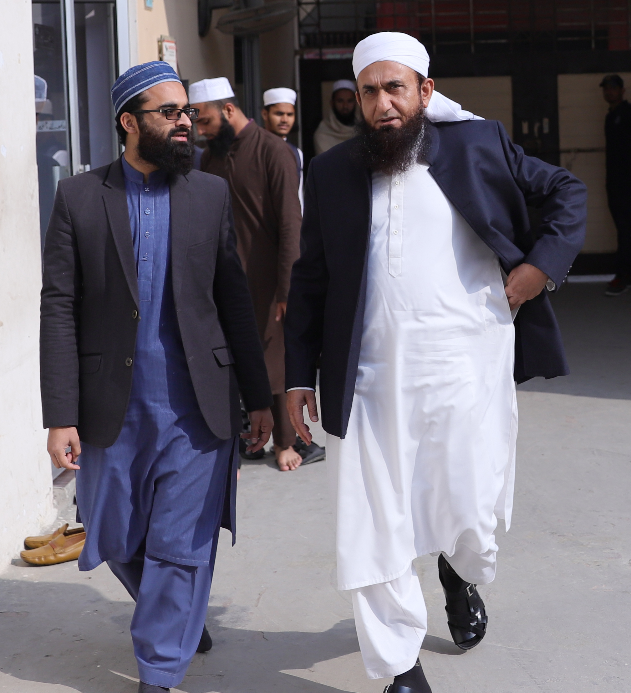 Molana Tariq Jamil with the Founder and Creator of his Social Media Platforms