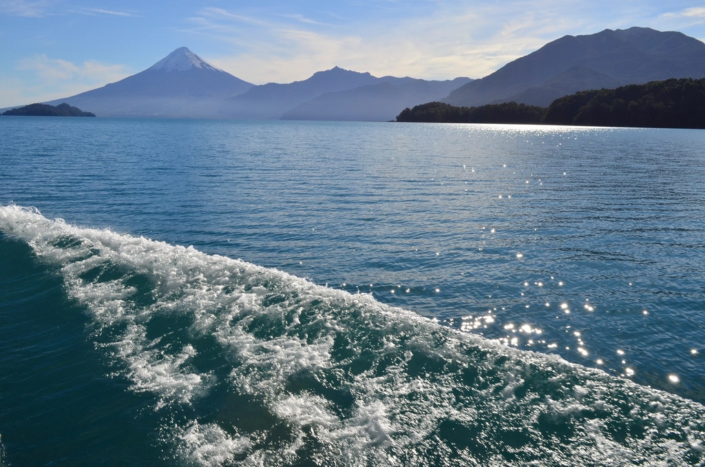 Mountain sea landscape scenery
