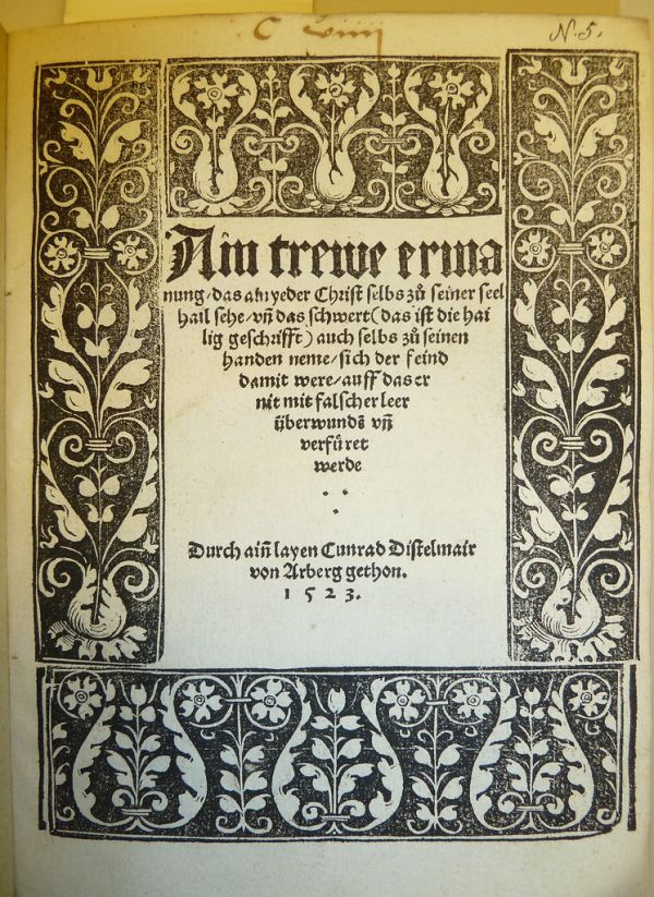 Ms. foliation? and pamphlet number