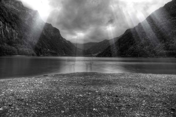 Mysterious HDR Seascape