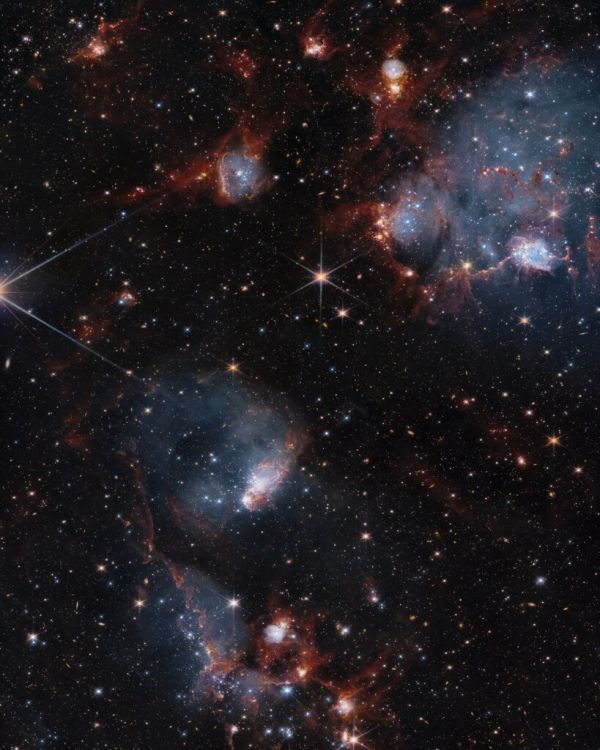 NASA’s Hubble and Webb Telescopes Reveal Two Faces of a Star Cluster Duo