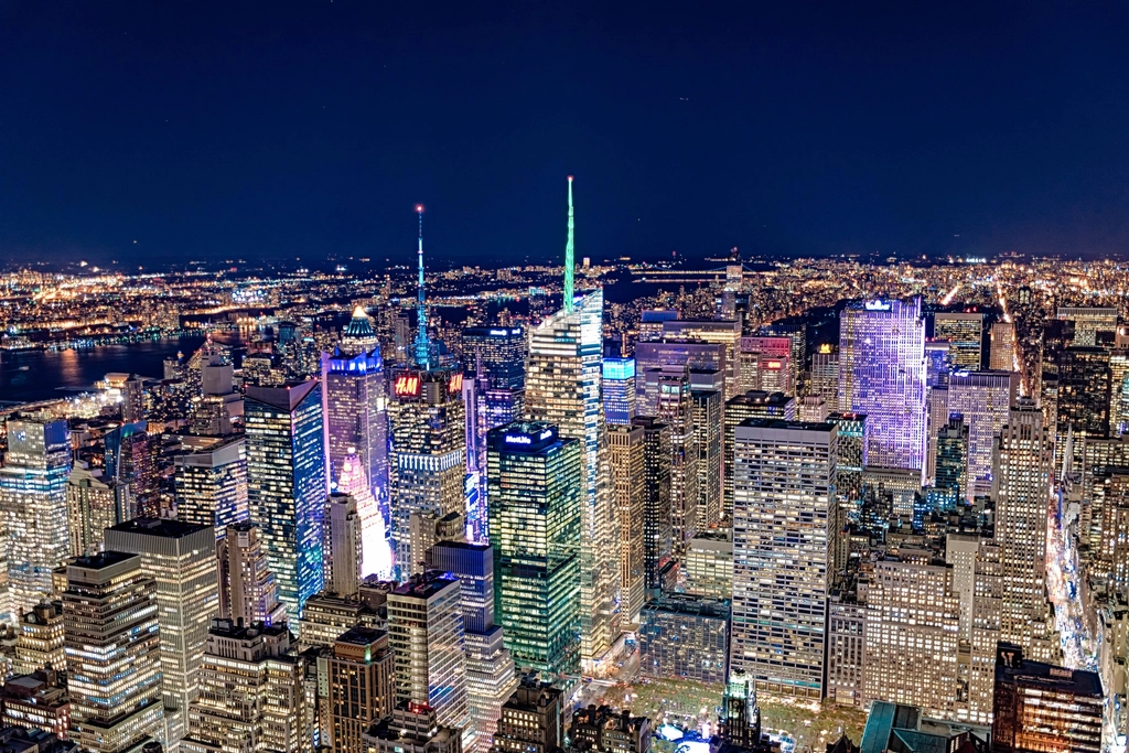 New York City skyline top