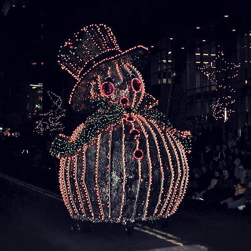 Nicollet Mall #holidazzle #parade #Snapseed #holiday #jj_forum_1061 #lights #snowman #holidaylights #Christmas #minnesota #minneapolis