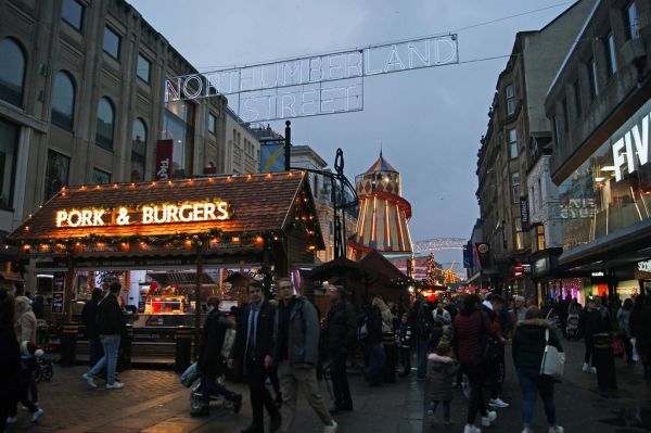 Northumberland Street at Christmas