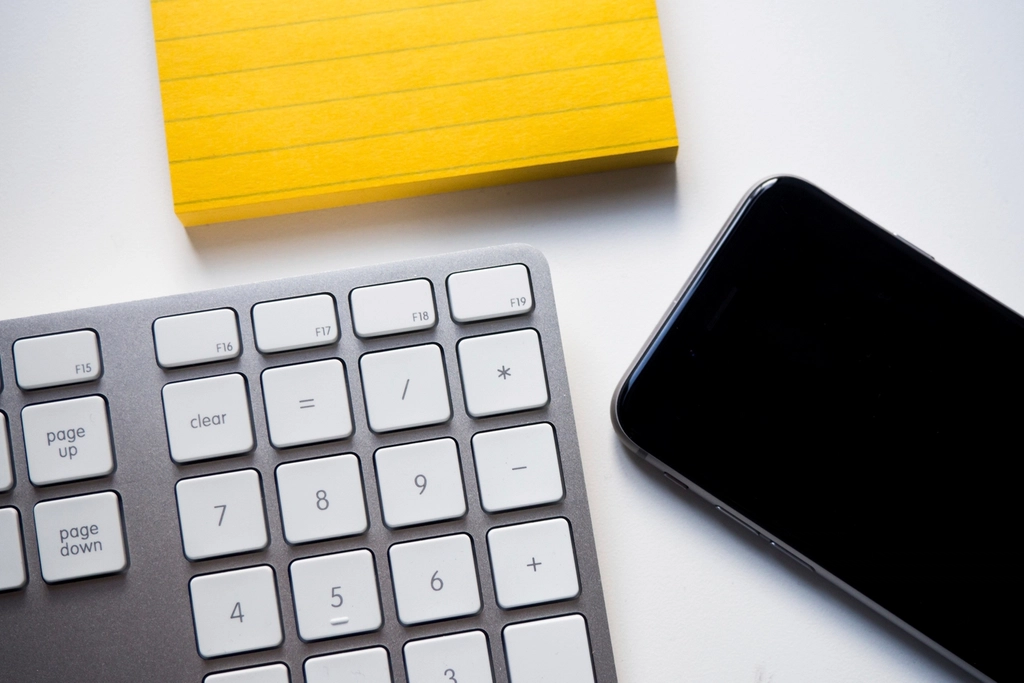 Office Workspace Keyboard iPhone
