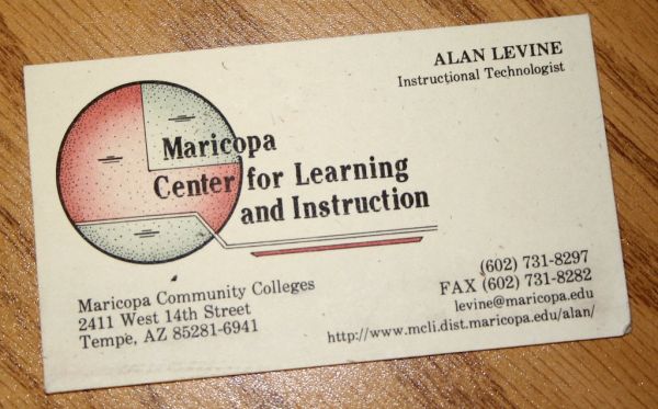 Old Biz Card