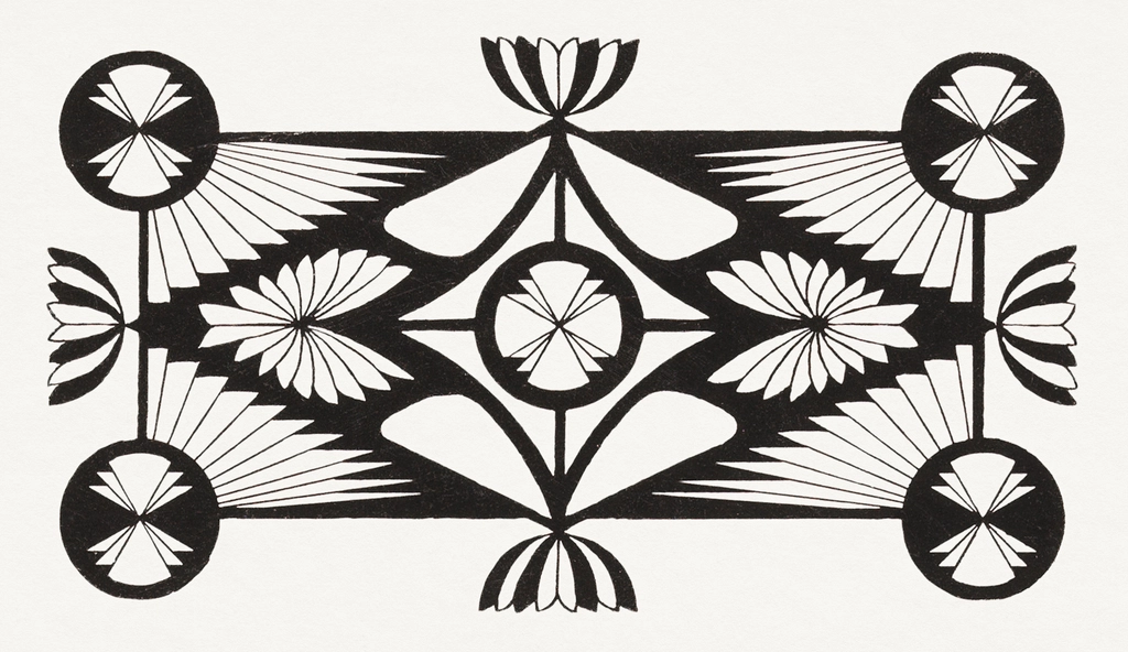 Ornament diamond shape (Ornament met