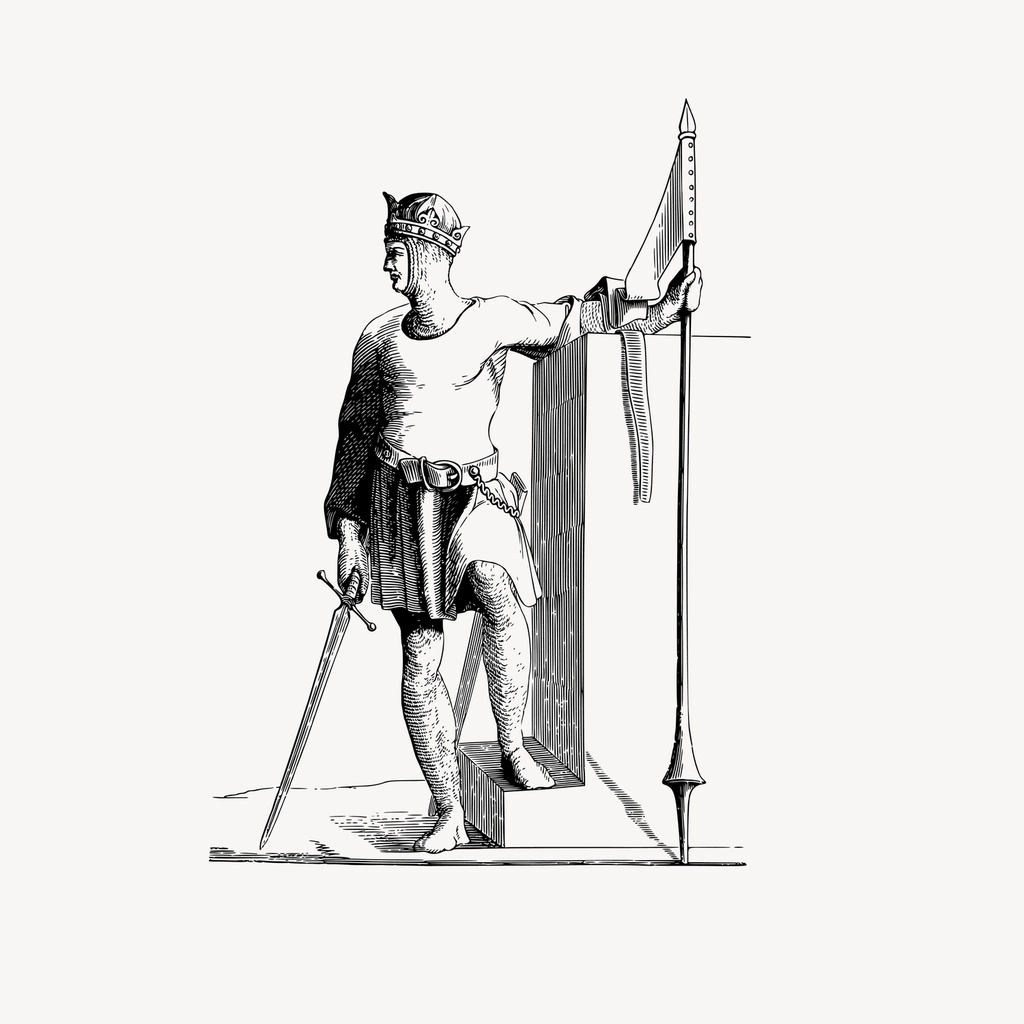 Otto II clipart, drawing illustration