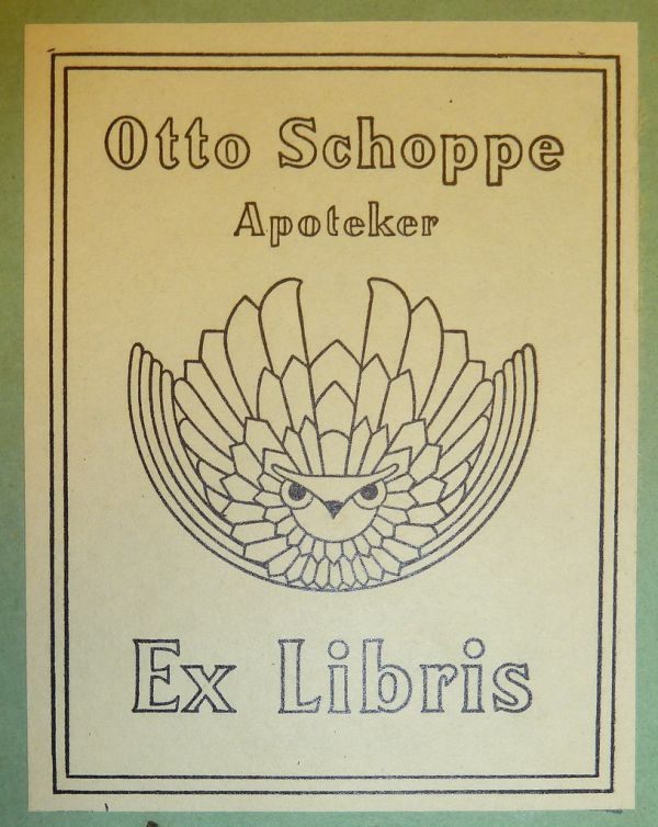 Otto Schoppe, Apoteker