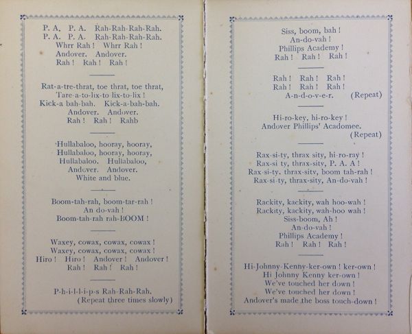 P.A. Cheers, 1905-1906