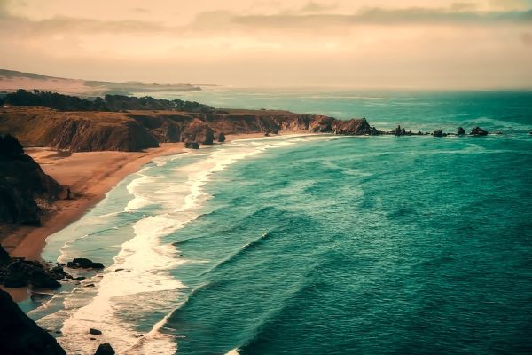 Pacific ocean, california