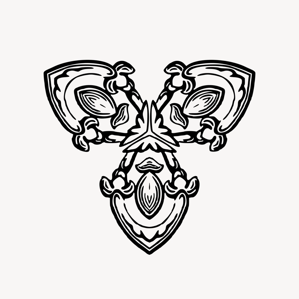 Page ornament clipart, drawing illustration