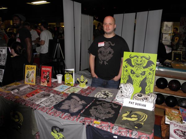 Pat Dorian of Doon and Gloom Comics & The Face Skull at Asbury Parks Comic Con 2