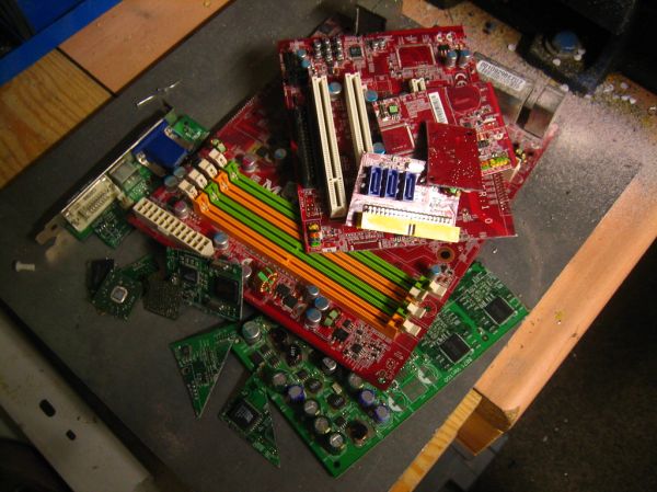 Pieces of Nvidia GeForce 4 Ti Graphics Card and MSI K9A2 Neo (CF) Mainboard 3/3