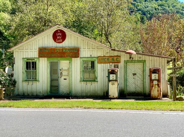 Pink J. Plemmons Grocery and Feed Store, North Carolina State Highway 209, Luck, NC