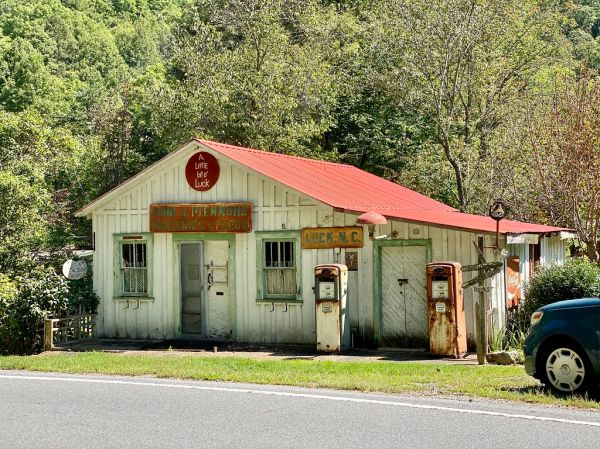 Pink J. Plemmons Grocery and Feed Store, North Carolina State Highway 209, Luck, NC